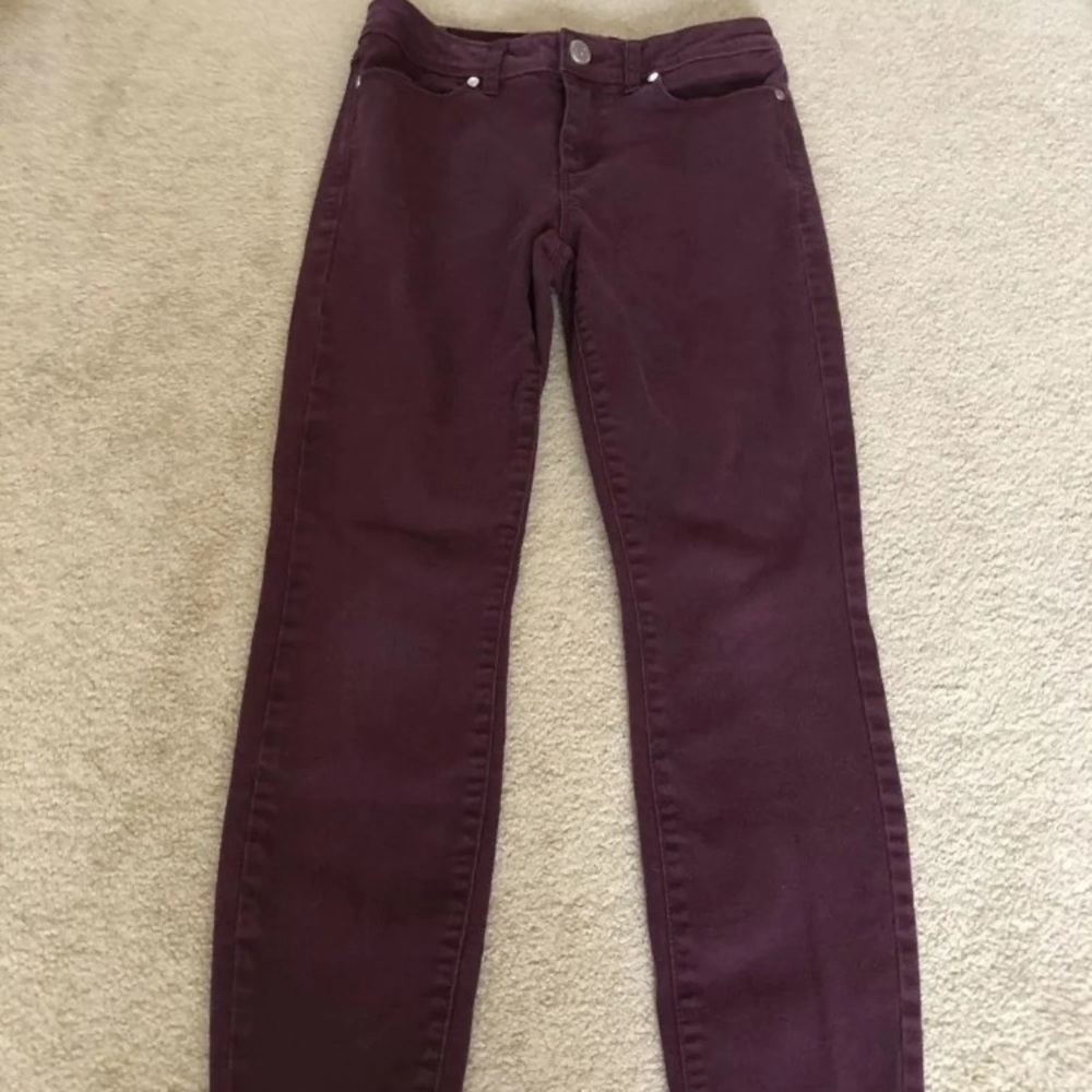 Lauren Conrad Maroon Jeggings